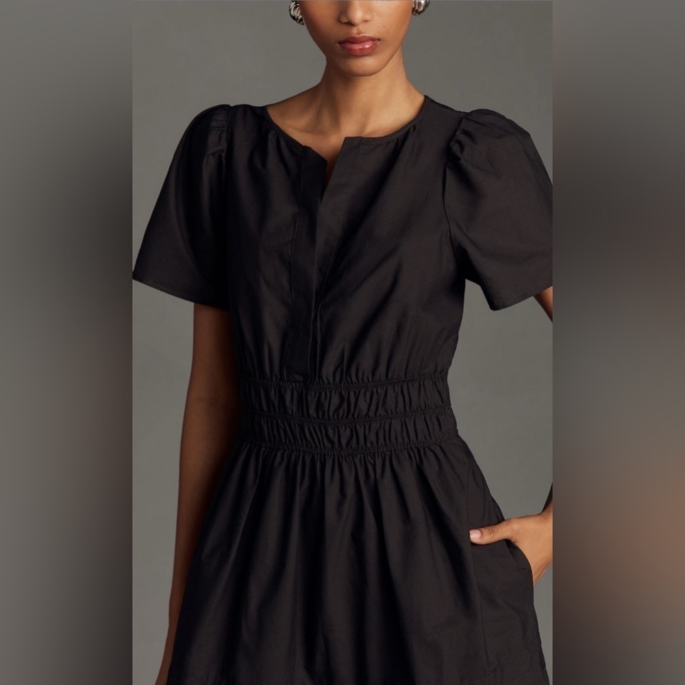 Anthropologie Somerset Dress in Black NWT - Picture 3 of 8